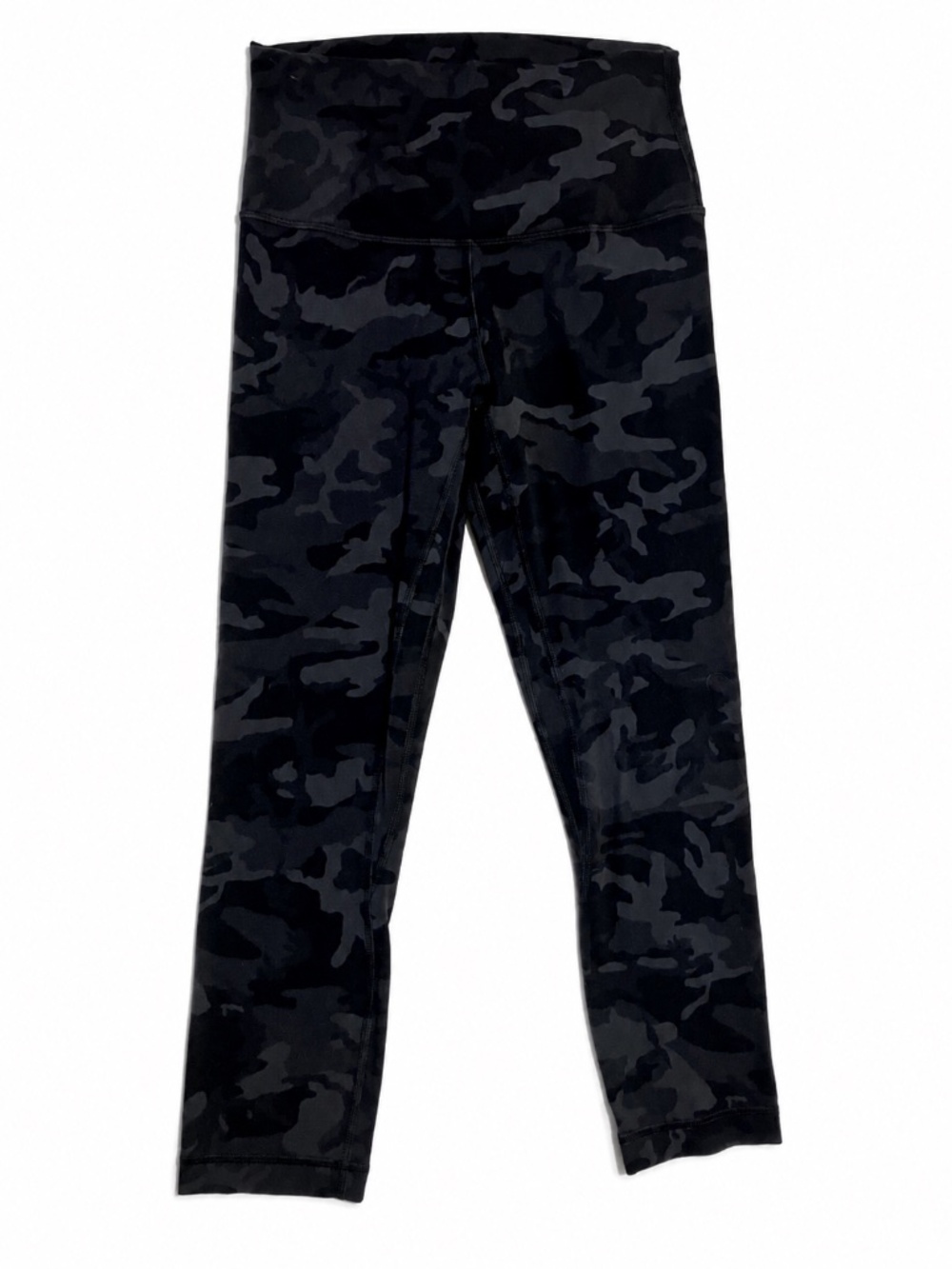 Lululemon Align High Rise Leggings Black Gray Camo Size 6